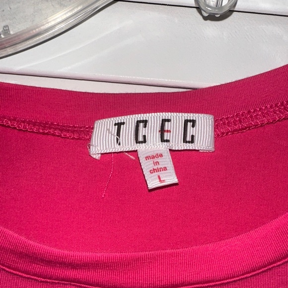 Pink Ruffle Sleeve Top - Picture 2 of 3